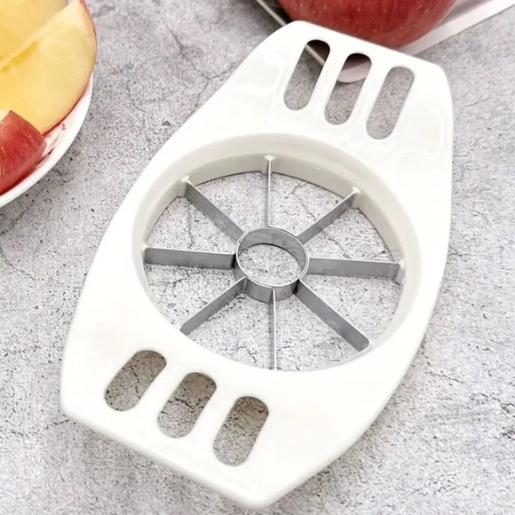 Target Other - White and Metal Apple Slicer